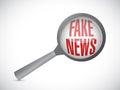 fake news review icon concept illustration Royalty Free Stock Photo