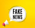 Fake news symbol. Media newspaper sign. Vector Royalty Free Stock Photo