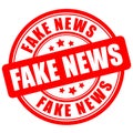 Fake news vector sign Royalty Free Stock Photo