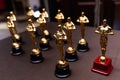 Fake oscar figurines for entertainment and rewarding at the holiday