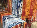 Fake scarves of Italian football teams