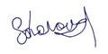 Fake signature hand drawn sample own autograph.