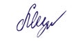 Fake signature hand drawn sample own autograph.