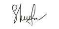 Fake signature hand drawn sample own autograph.