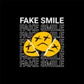Fake smile design