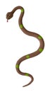 Fake snake toy, rubber animal for game