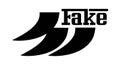 Fake logo trademark vector design