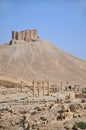 Fakhr-al-Din al-Maani Castle above Palmira ruins