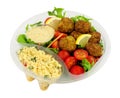 Falafel And Couscous Salad Bowl