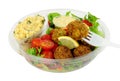 Falafel And Couscous Salad Bowl