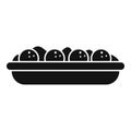 Falafel food icon simple vector. Cooking pita