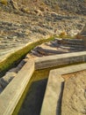Falaj water stream from wadi , Oman Royalty Free Stock Photo
