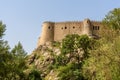 Falak-ol-Aflak Castle on top of mountain in Khorramabad. Iran Royalty Free Stock Photo