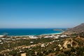 Falasarna beach Royalty Free Stock Photo