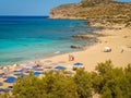 Falasarna beach Crete, Greece Royalty Free Stock Photo