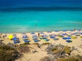 Falasarna beach Crete, Greece Royalty Free Stock Photo