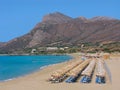 Falasarna sandy beach, Crete, Greece