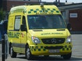 Falck Ambulance Denmark Royalty Free Stock Photo