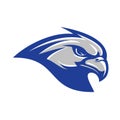 Falcon head sporty logo concept