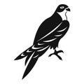 Falcon icon, simple style