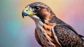 falcon illustration highquality image and a ai generated Royalty Free Stock Photo