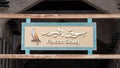 Falcon Souq sign in the old town of Souq Waqif, Doha, Qatar