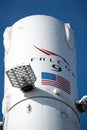 Falcon 9 at the SpaceX headquarters facility in Hawthorne, California