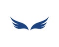 Falcon Wing Logo Templaten