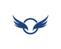 Falcon Wing Logo Templaten