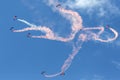 Falcons Parachute Display Team Royalty Free Stock Photo