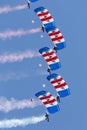 Falcons Parachute Display Team Royalty Free Stock Photo