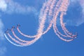 Falcons Parachute Display Team Royalty Free Stock Photo