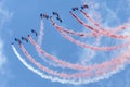 Falcons Parachute Display Team Royalty Free Stock Photo