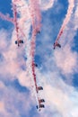 Falcons Parachute Display Team Royalty Free Stock Photo