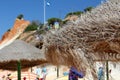 Falesia beach parasols