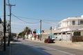 Faliraki village street, Faliraki, Rhodes, Greece