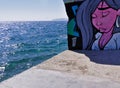 04/29/2019, Faliro, Athens, Greece. Graffiti on wall.