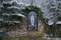 Statue in a window at in Falkenstein