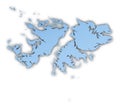 Falkland Islands map