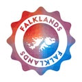 Falklands low poly logo.