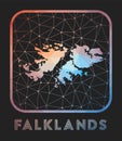 Falklands map design.