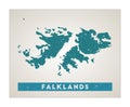 Falklands map.