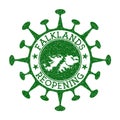 Falklands Reopening Stamp.