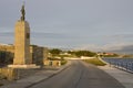 The Falklands War Memorial in Stanley