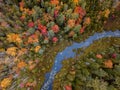 Fall Foliage Acadia National Park in Autumn Royalty Free Stock Photo