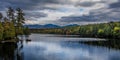 Fall in Adirondack Mountains Royalty Free Stock Photo