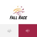 Fall Autumn Car Race Speed Fast Automotive Logo