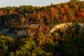 Fall / Autumn Forests - Red River Gorge Geological Area - Appalachian Mountains - Kentucky Royalty Free Stock Photo