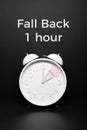 Fall back concept Autumn Time change Royalty Free Stock Photo