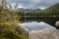 Colorado fall season at Bear Lake in Rocky Mountain National Park Royalty Free Stock Photo